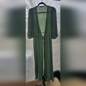 & Other Stories Green Maxi Dress